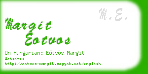 margit eotvos business card