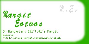 margit eotvos business card